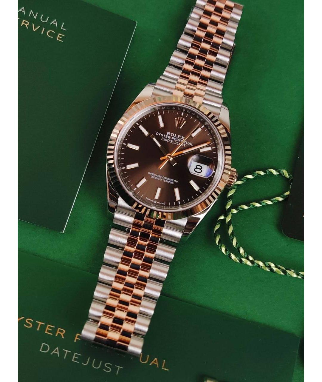 ROLEX Золотые часы из розового золота, фото 4