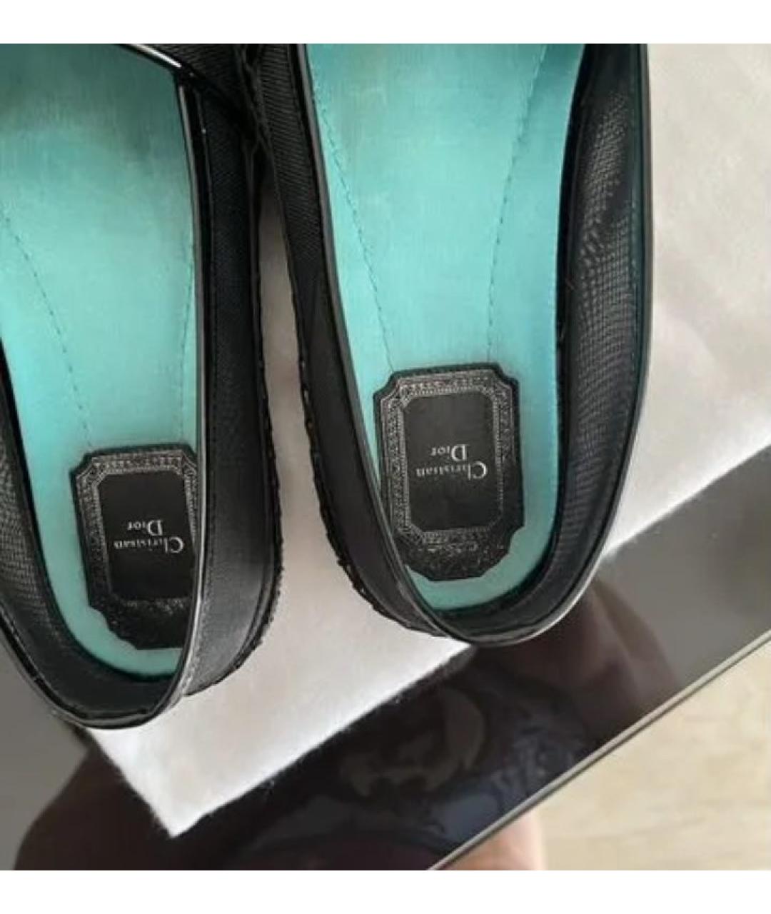CHRISTIAN DIOR Черные балетки, фото 5