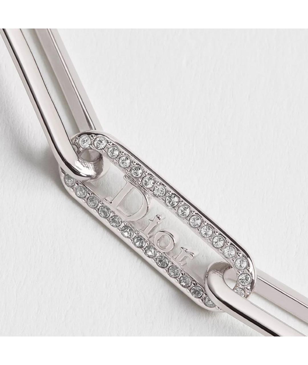 CHRISTIAN DIOR Серебряное колье, фото 2