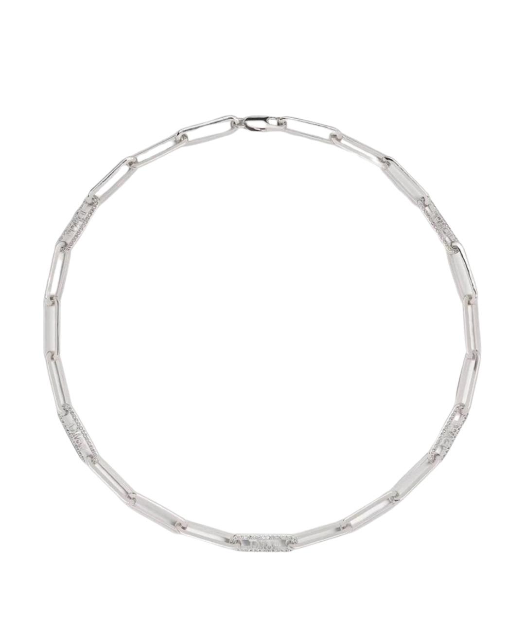 CHRISTIAN DIOR Серебряное колье, фото 1