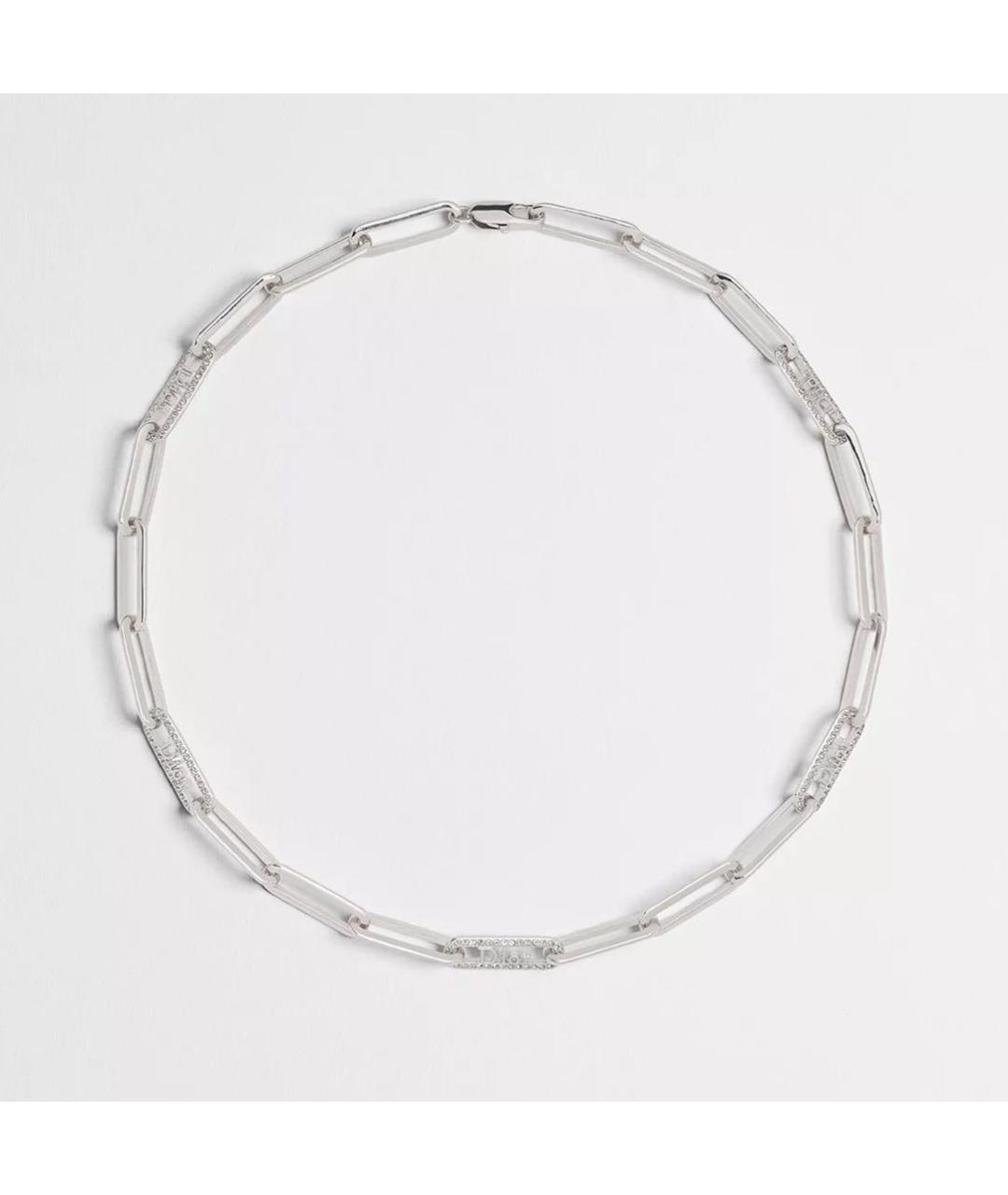 CHRISTIAN DIOR Серебряное колье, фото 4