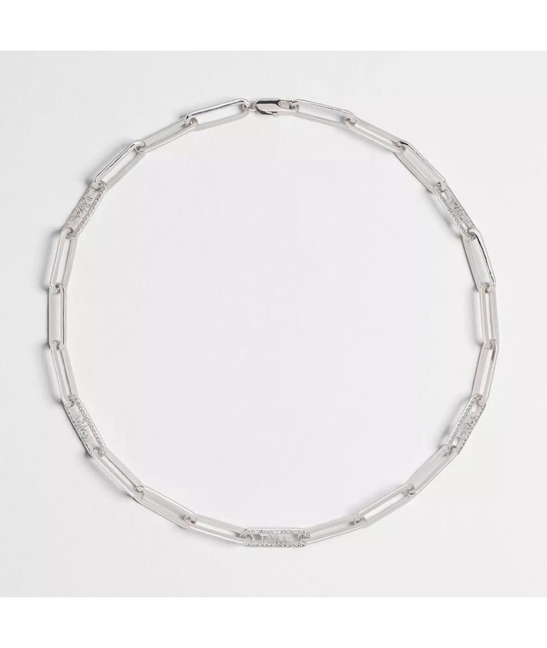 CHRISTIAN DIOR Серебряное колье, фото 3