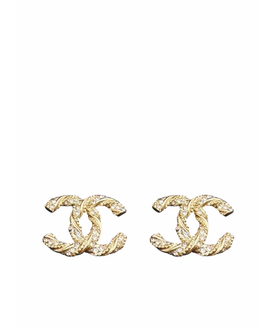 CHANEL Золотые серьги, фото 1