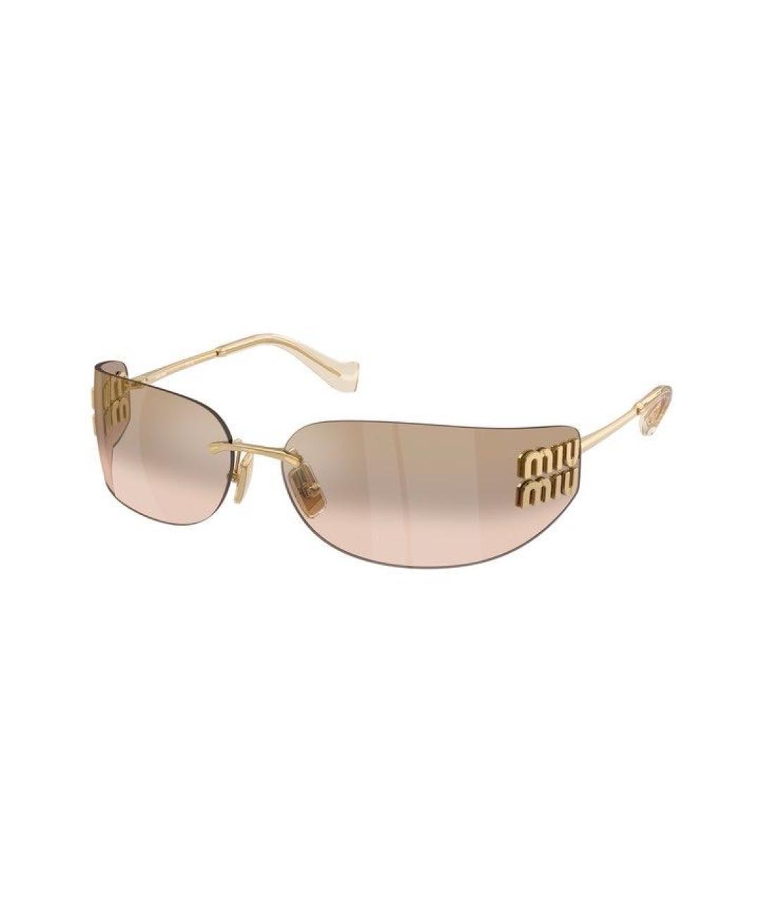 MIU MIU Мульти металлические солнцезащитные очки, фото 1