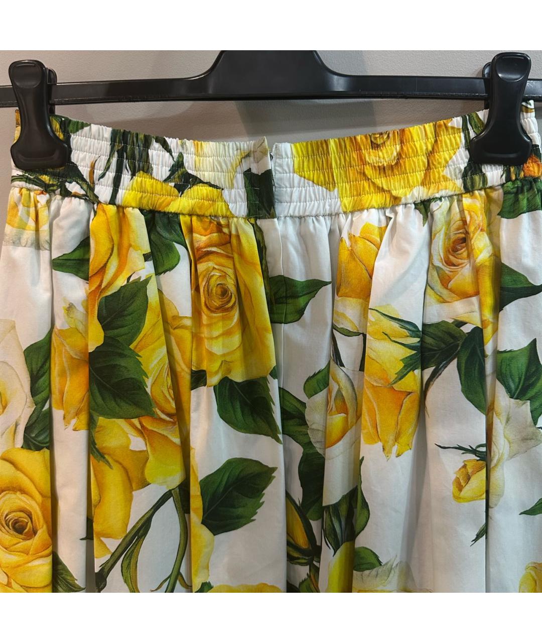 DOLCE&GABBANA Хлопковая юбка миди, фото 4