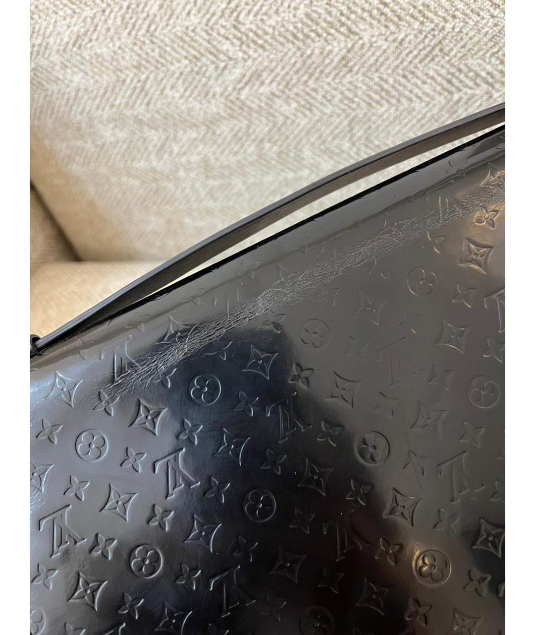LOUIS VUITTON Черная сумка с короткими ручками, фото 5
