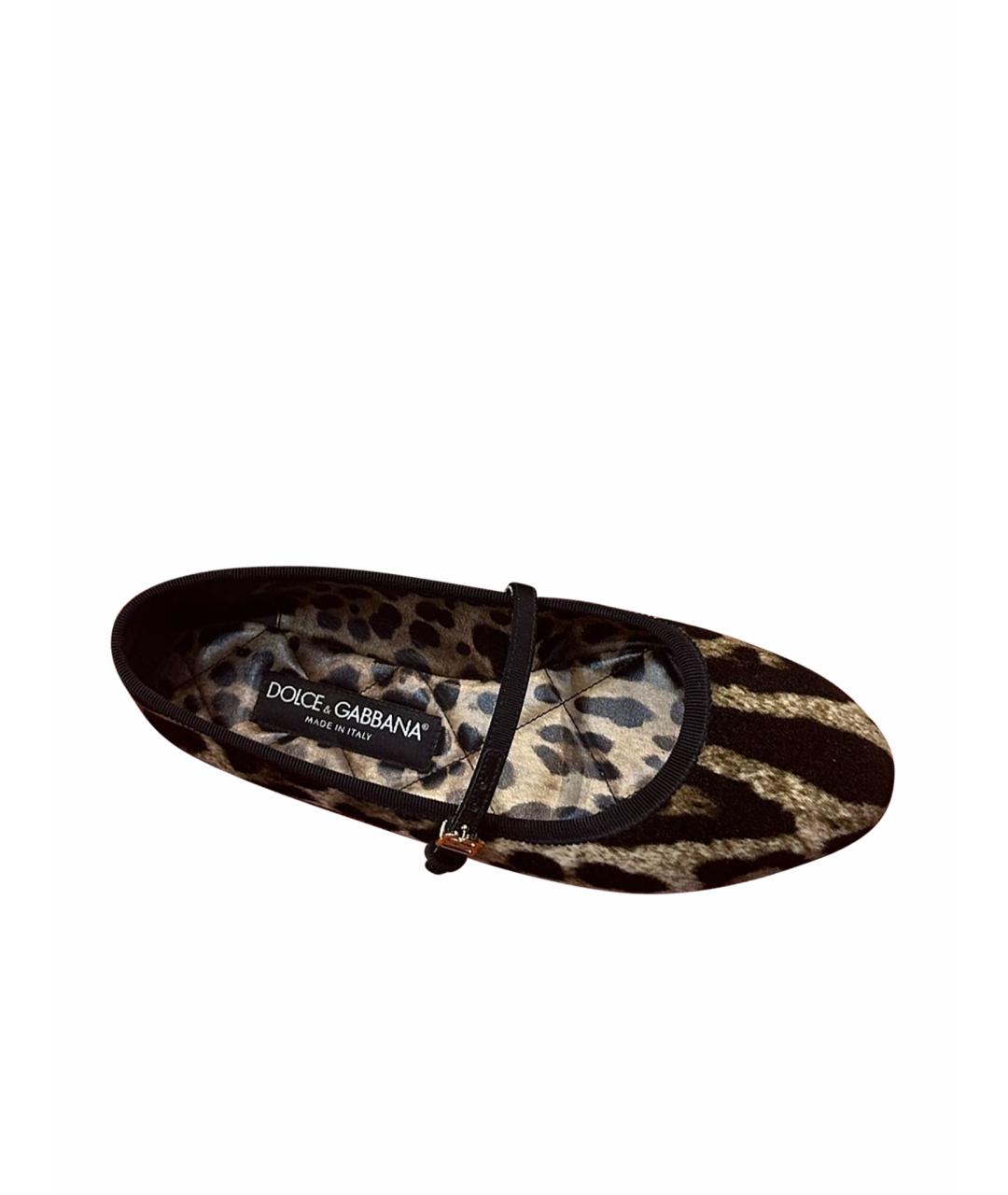 DOLCE&GABBANA Текстильные балетки, фото 1