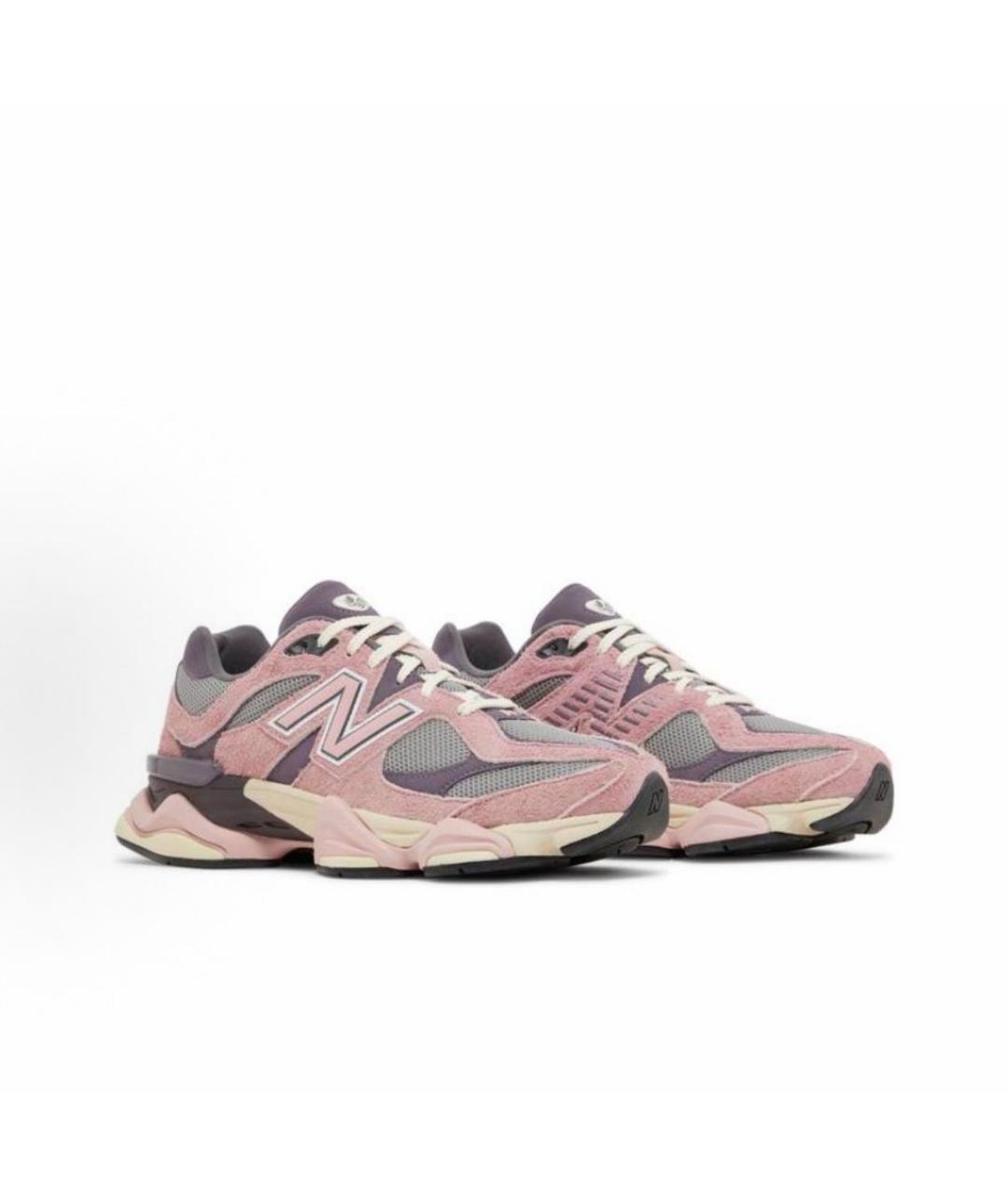 NEW BALANCE Розовые замшевые кроссовки, фото 3