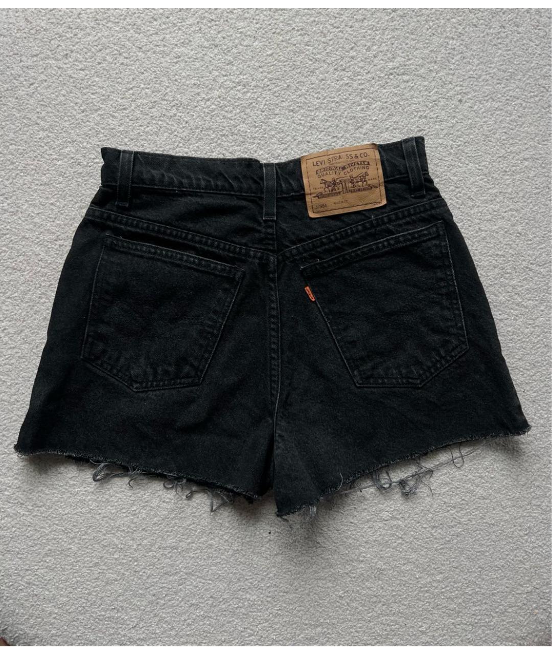LEVI'S Черные хлопковые шорты, фото 8