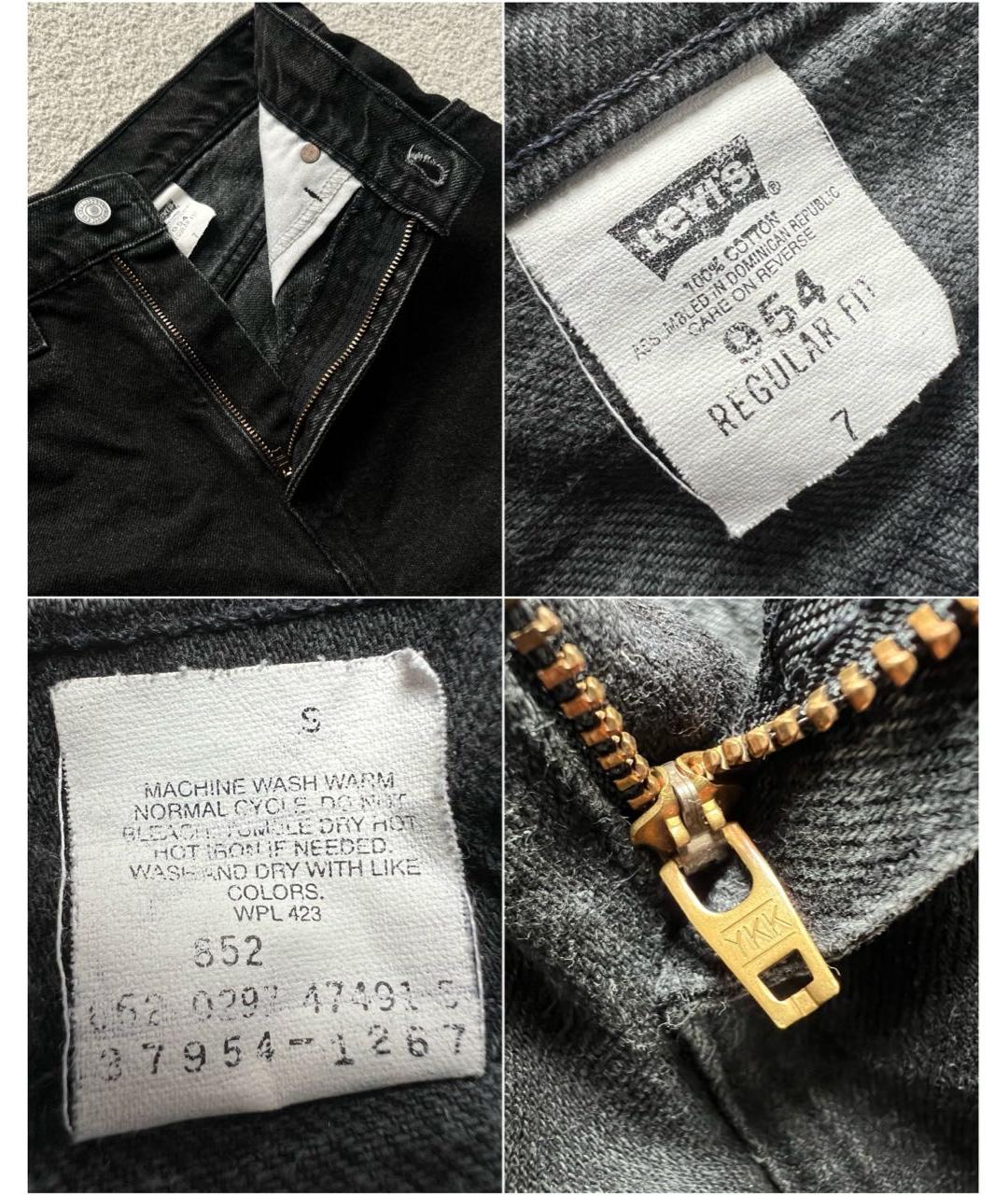 LEVI'S Черные хлопковые шорты, фото 4