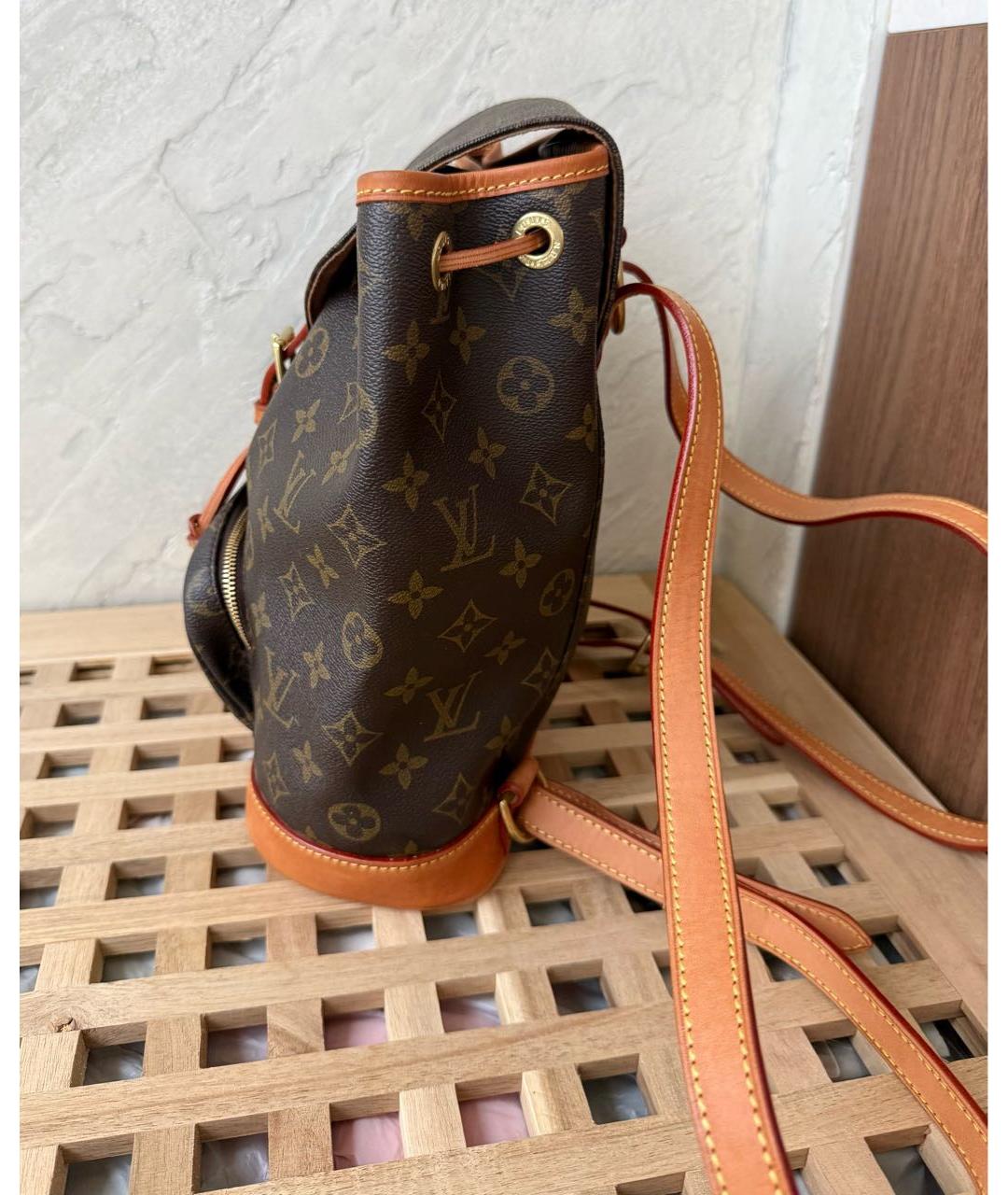 LOUIS VUITTON Коричневый рюкзак, фото 3