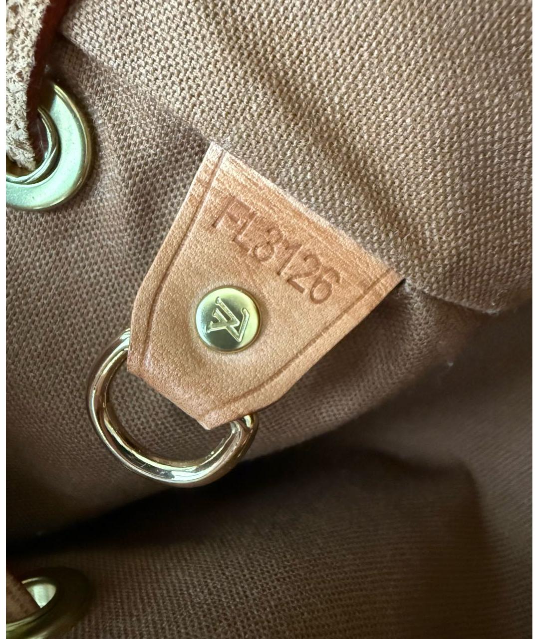 LOUIS VUITTON Коричневый рюкзак, фото 8