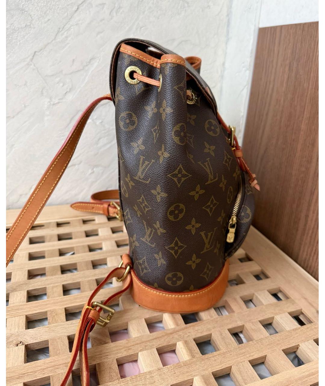 LOUIS VUITTON Коричневый рюкзак, фото 2