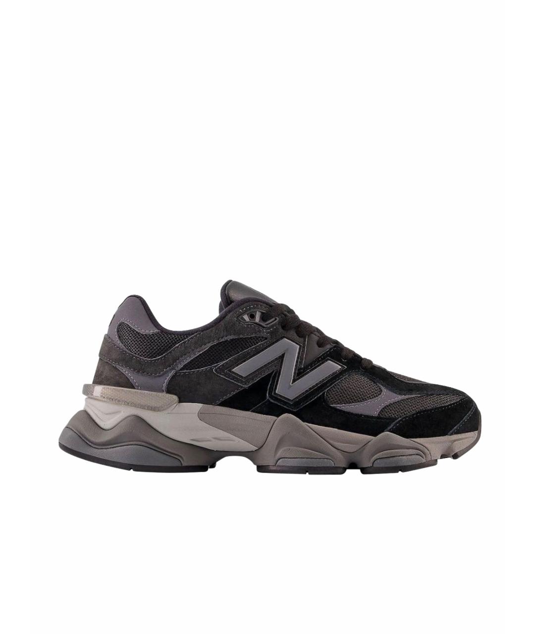 NEW BALANCE Черные замшевые низкие кроссовки / кеды, фото 1