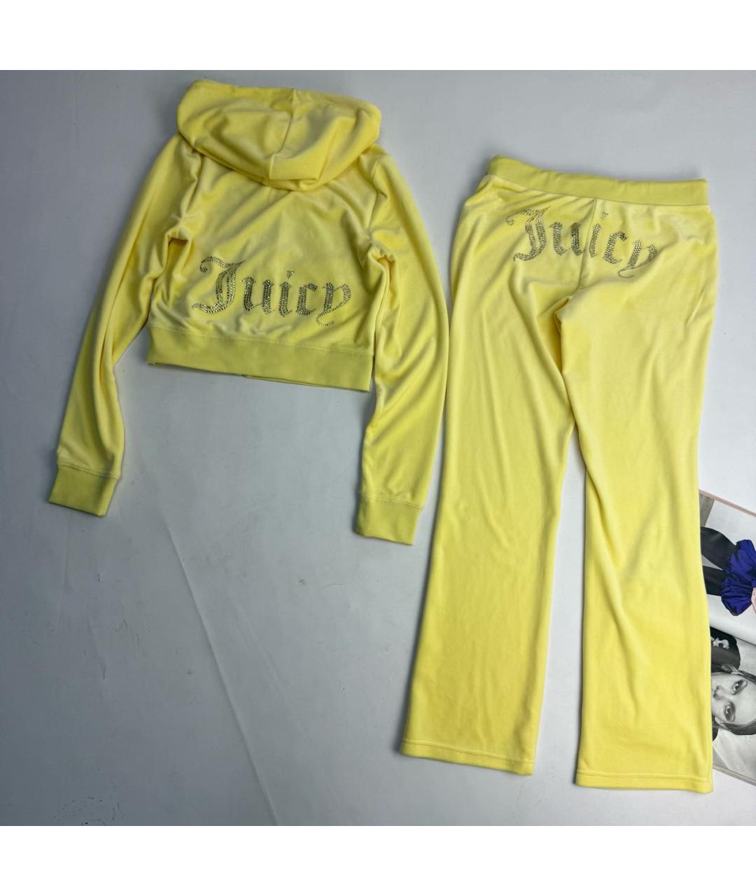 JUICY COUTURE Желтый полиэстеровый спортивные костюмы, фото 8
