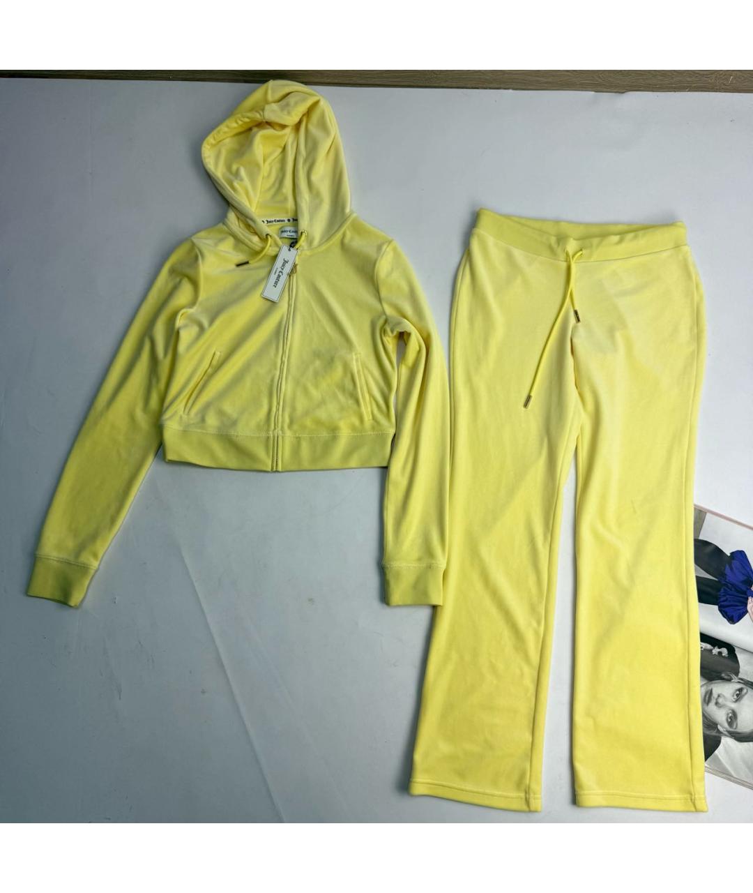JUICY COUTURE Желтый полиэстеровый спортивные костюмы, фото 2