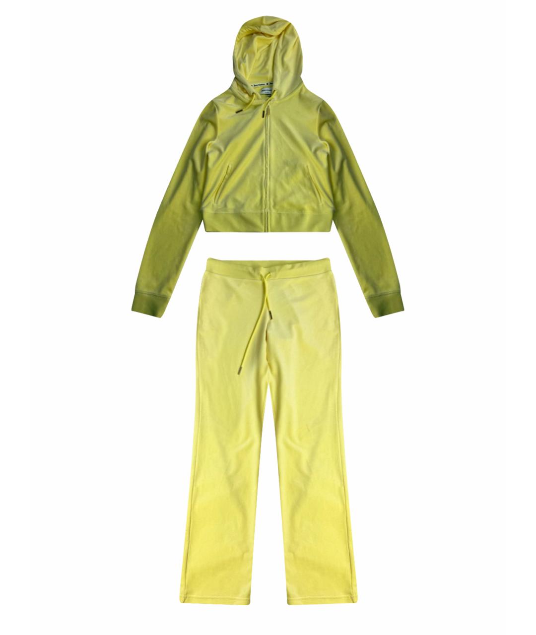 JUICY COUTURE Желтый полиэстеровый спортивные костюмы, фото 1