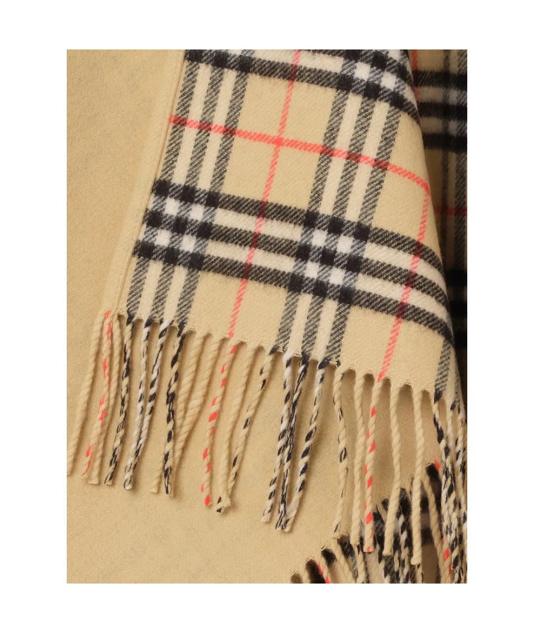 BURBERRY Бежевое шерстяное пальто, фото 2