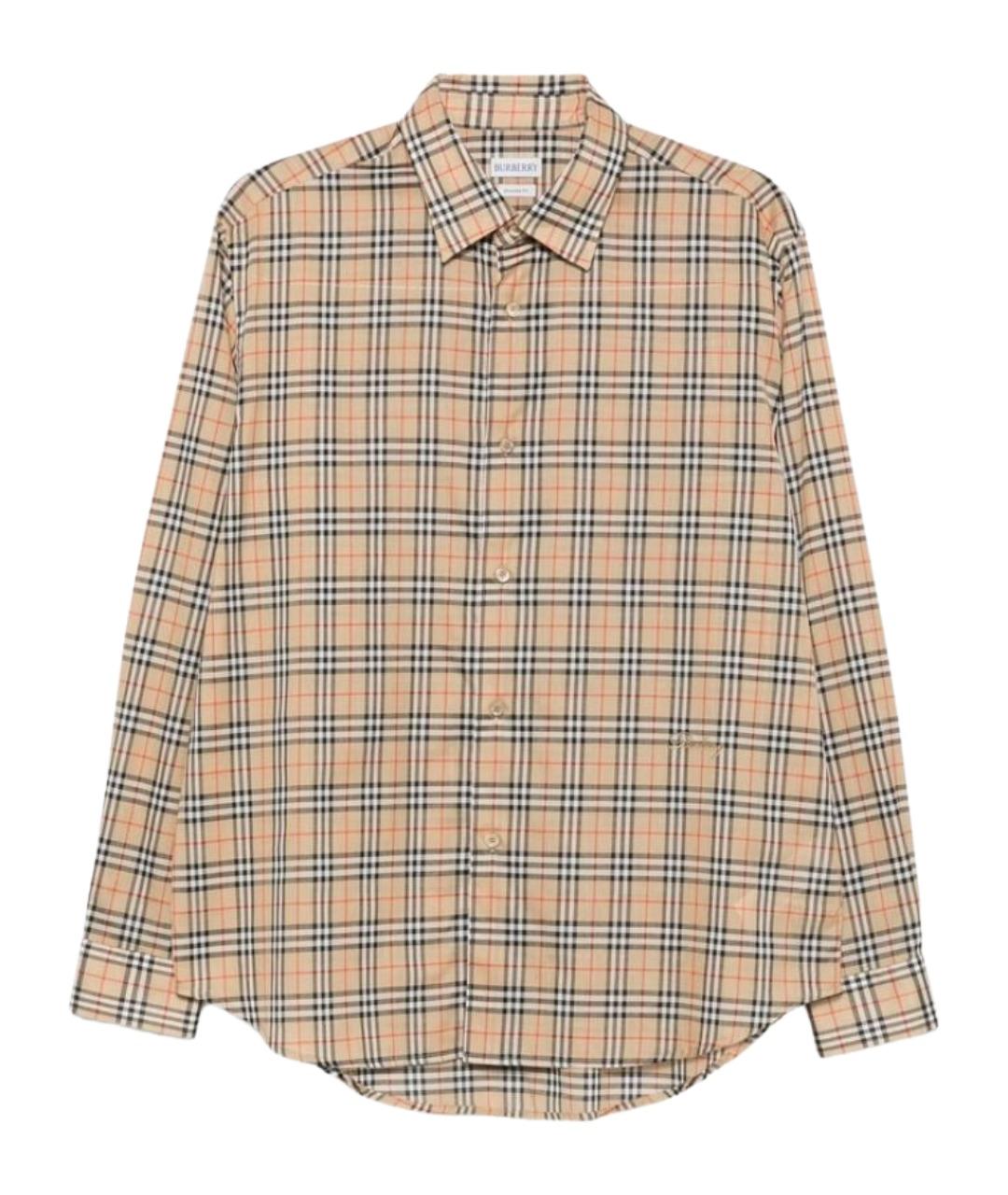BURBERRY Мульти хлопковая кэжуал рубашка, фото 1