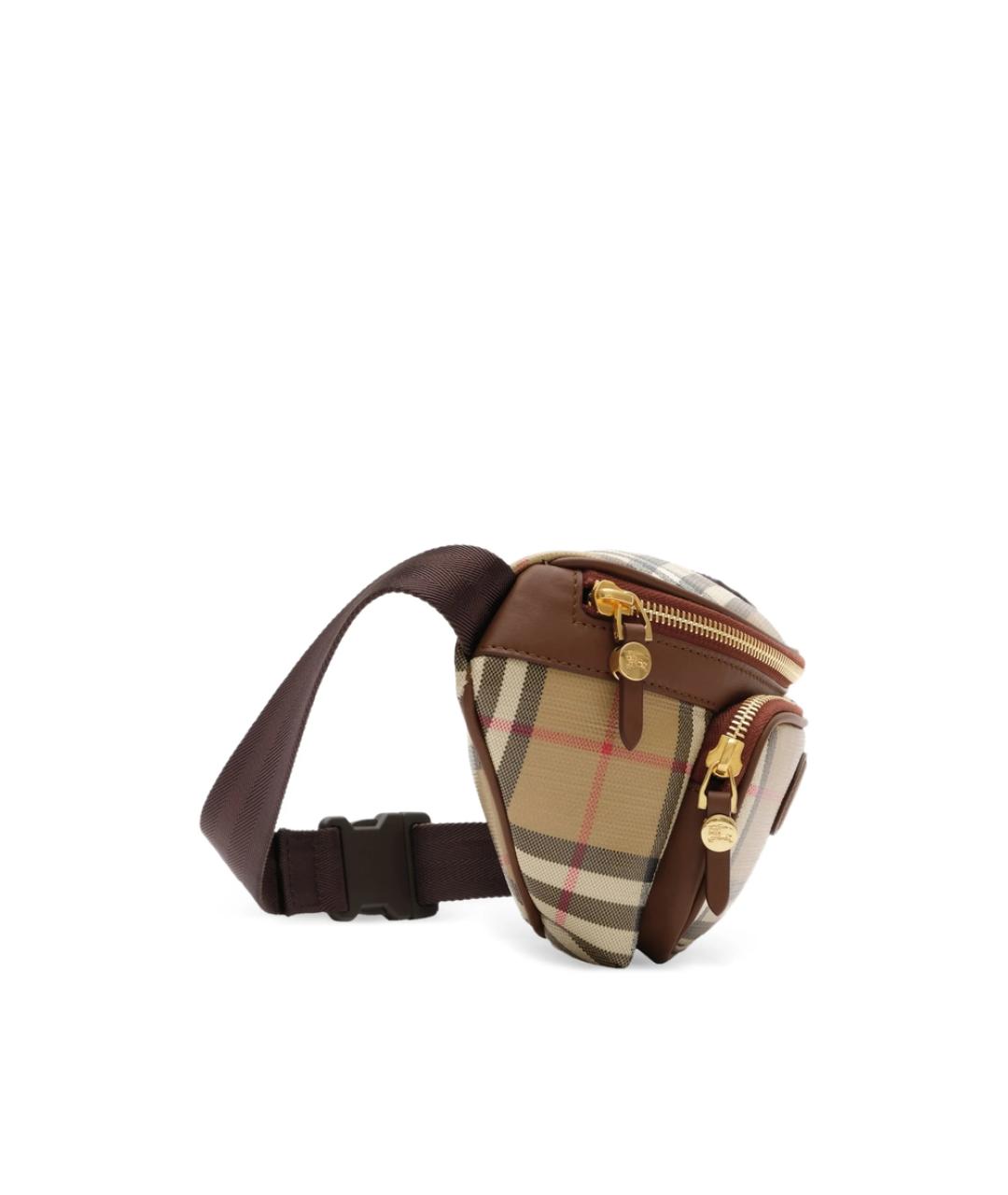 BURBERRY Мульти кожаная поясная сумка, фото 5