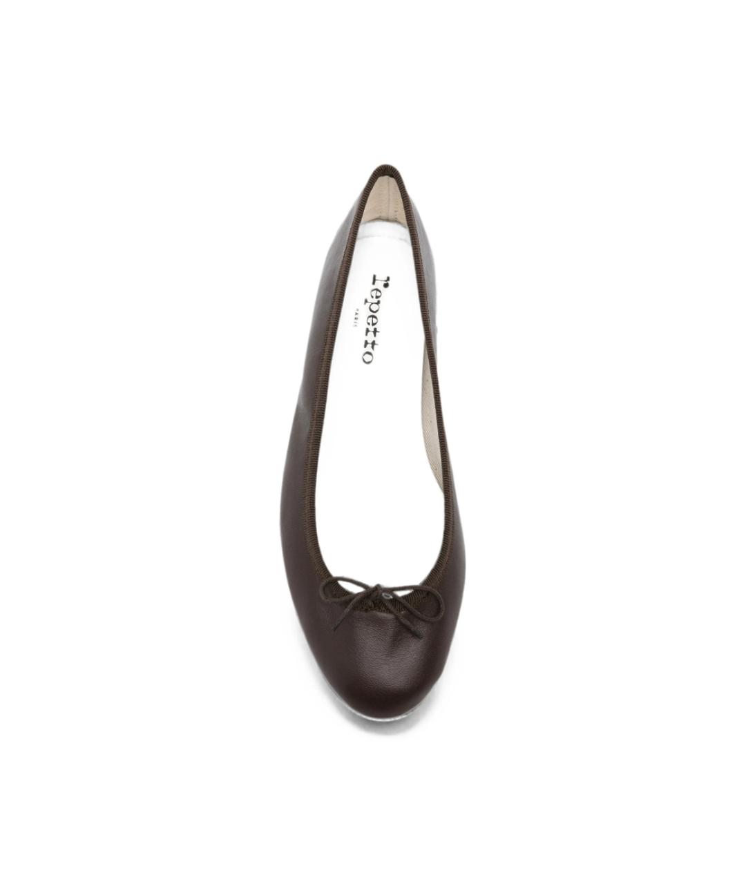 REPETTO Коричневые кожаные балетки, фото 2