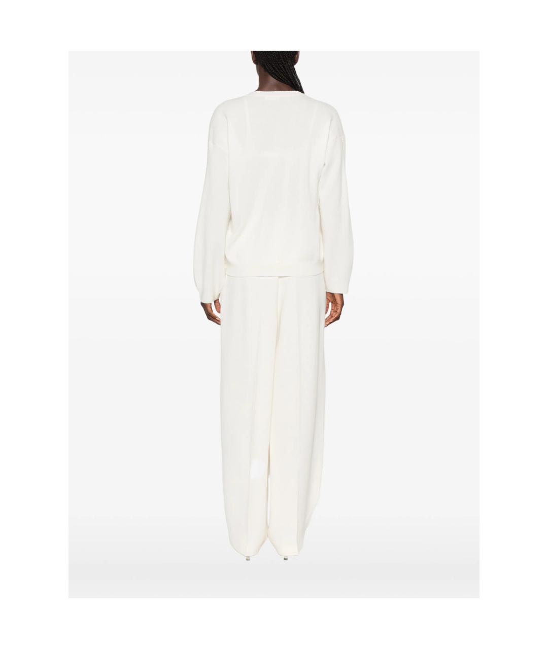 FABIANA FILIPPI Белый кашемировый джемпер / свитер, фото 5