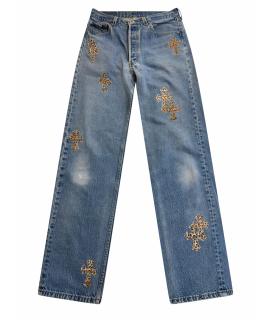 CHROME HEARTS Прямые джинсы