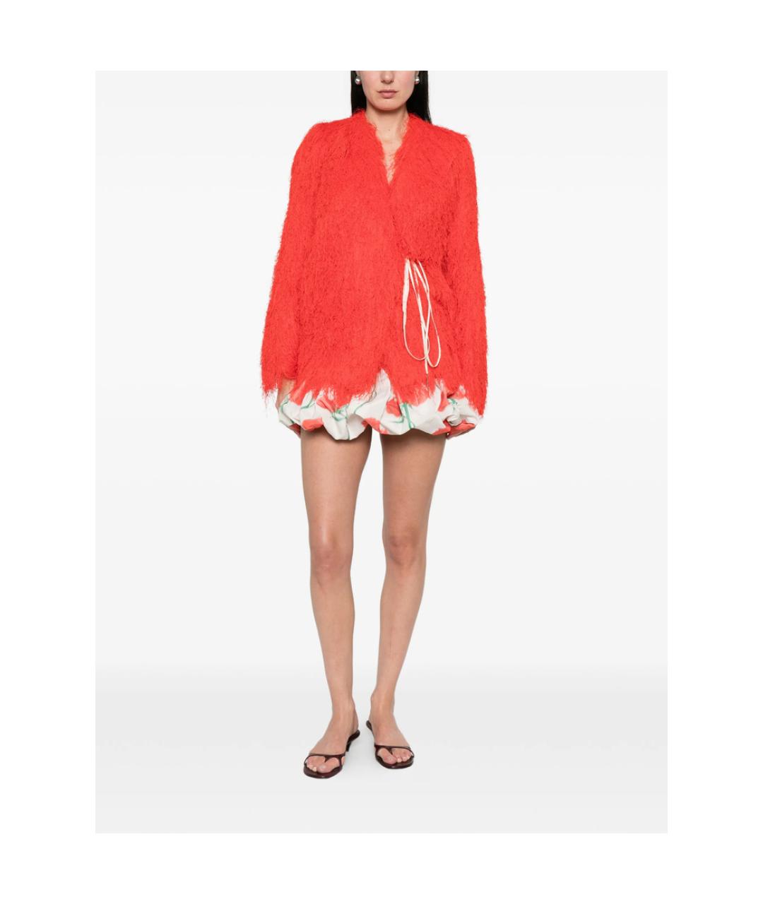 KENZO Белая полиэстеровая юбка мини, фото 3