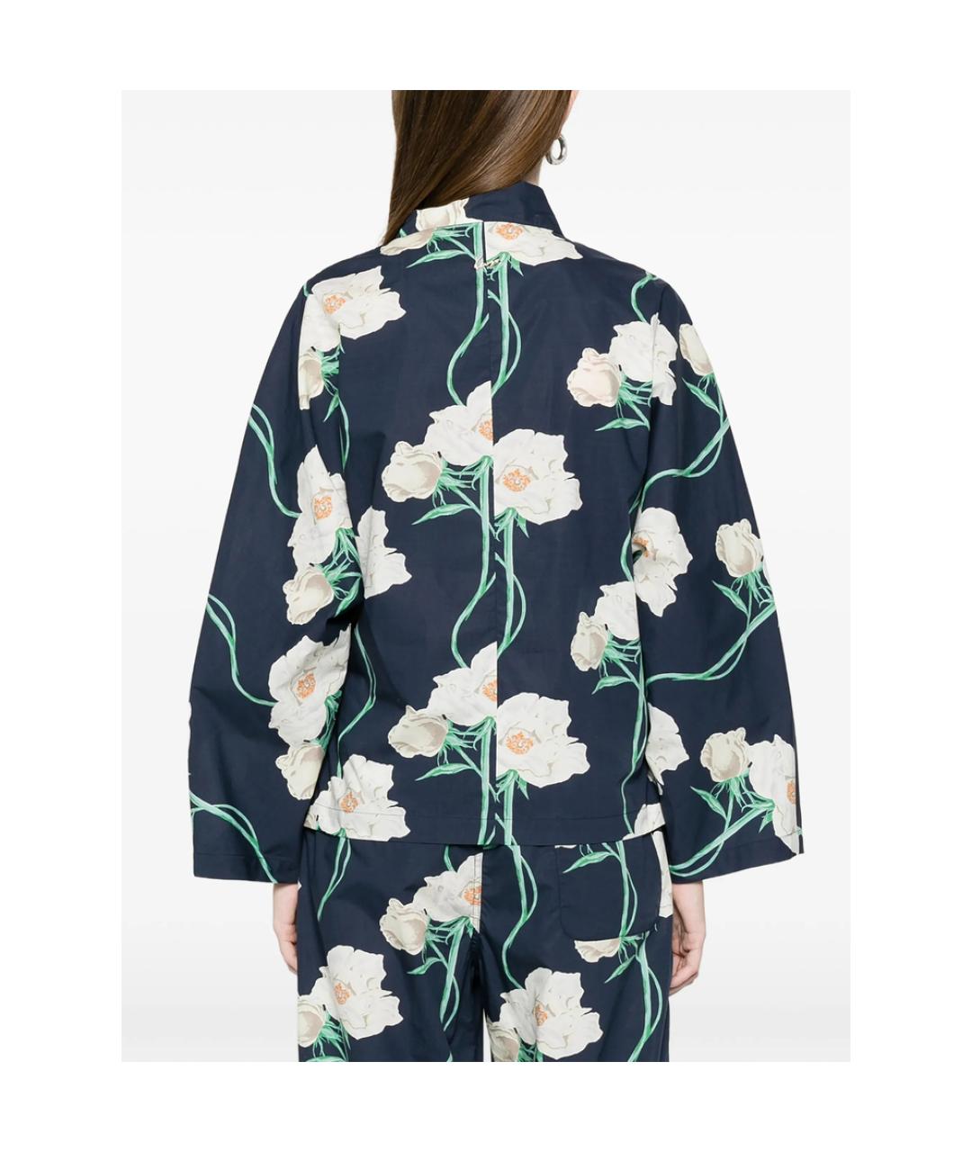 KENZO Синяя хлопковая рубашка, фото 5