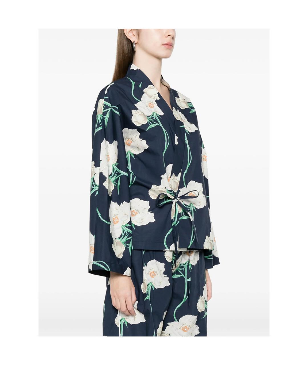 KENZO Синяя хлопковая рубашка, фото 4