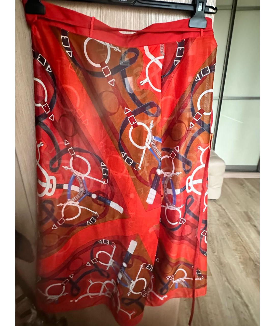 HERMES Мульти хлопковое парео, фото 2