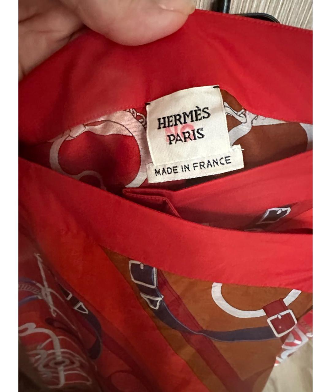 HERMES Мульти хлопковое парео, фото 3