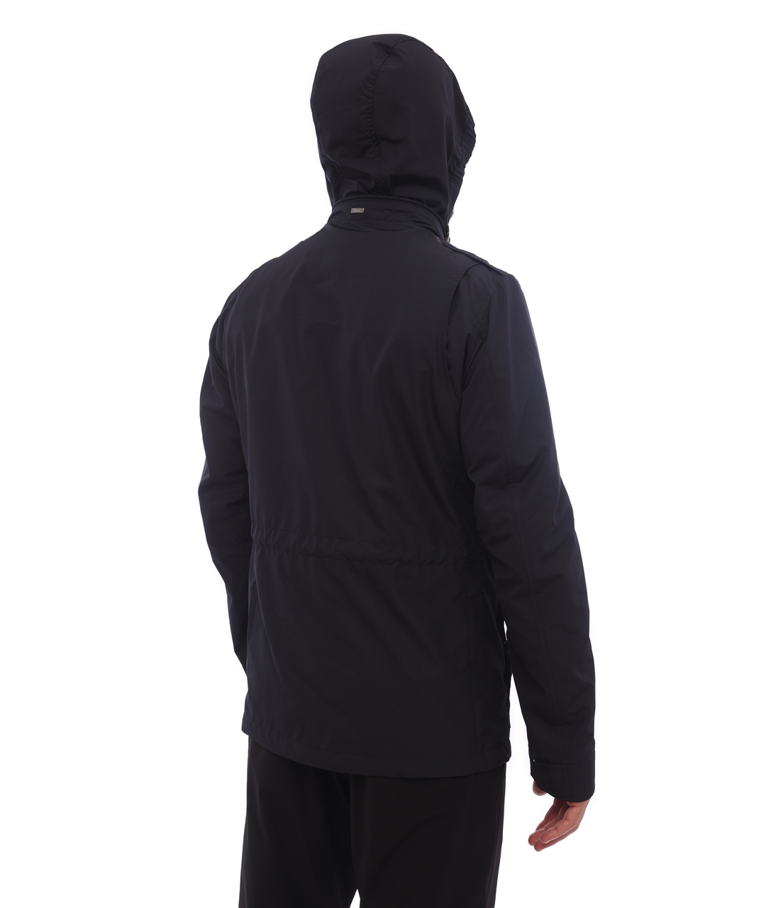 HERNO Темно-синяя полиэстеровая куртка, фото 2