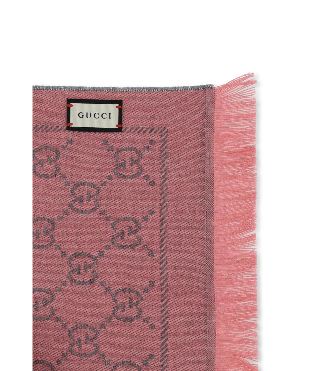 GUCCI Мульти шерстяной шарф, фото 3