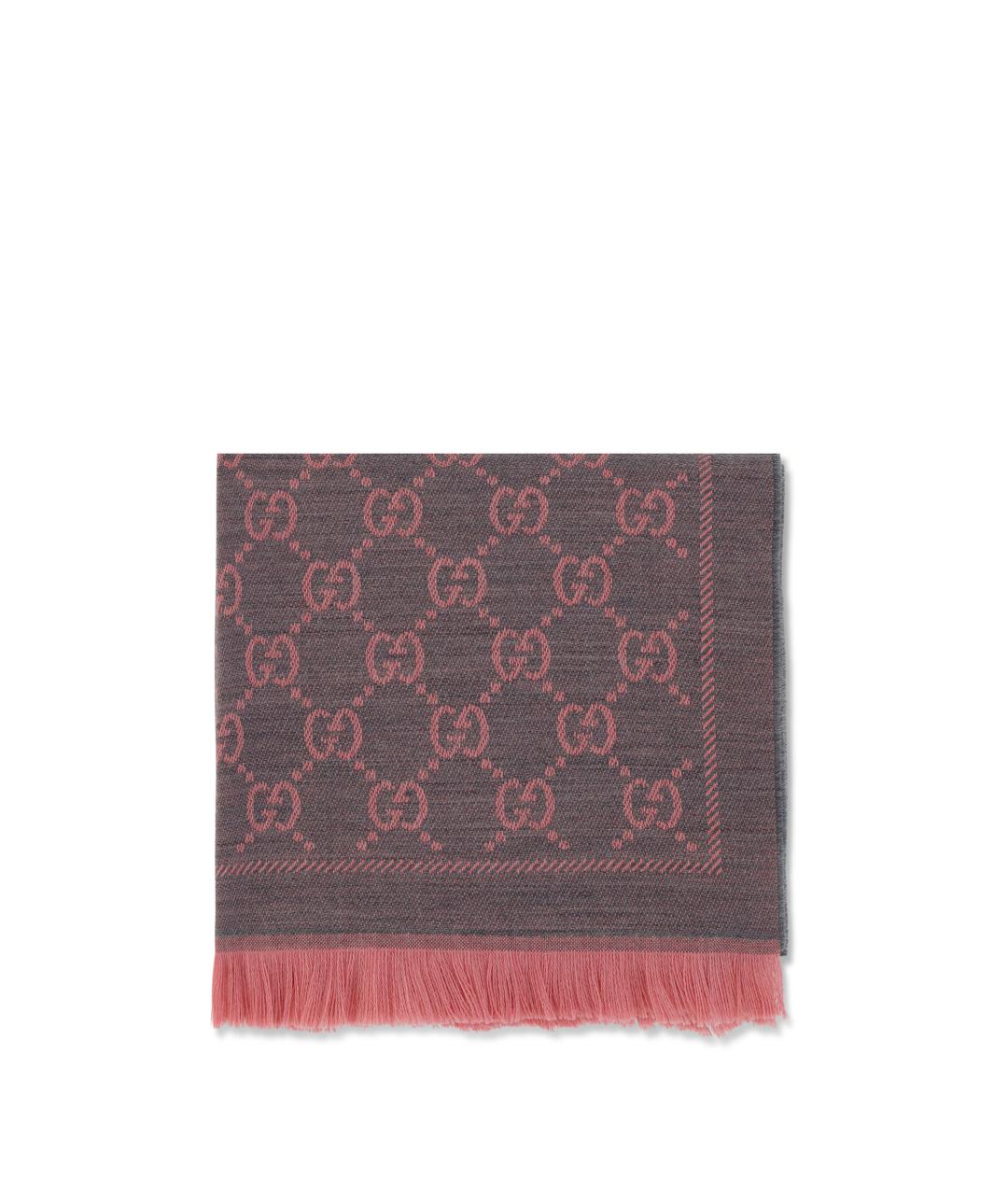 GUCCI Мульти шерстяной шарф, фото 1