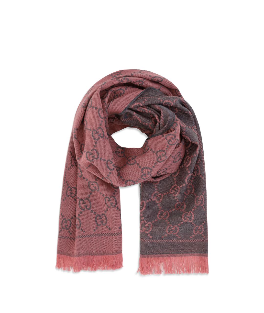GUCCI Мульти шерстяной шарф, фото 2
