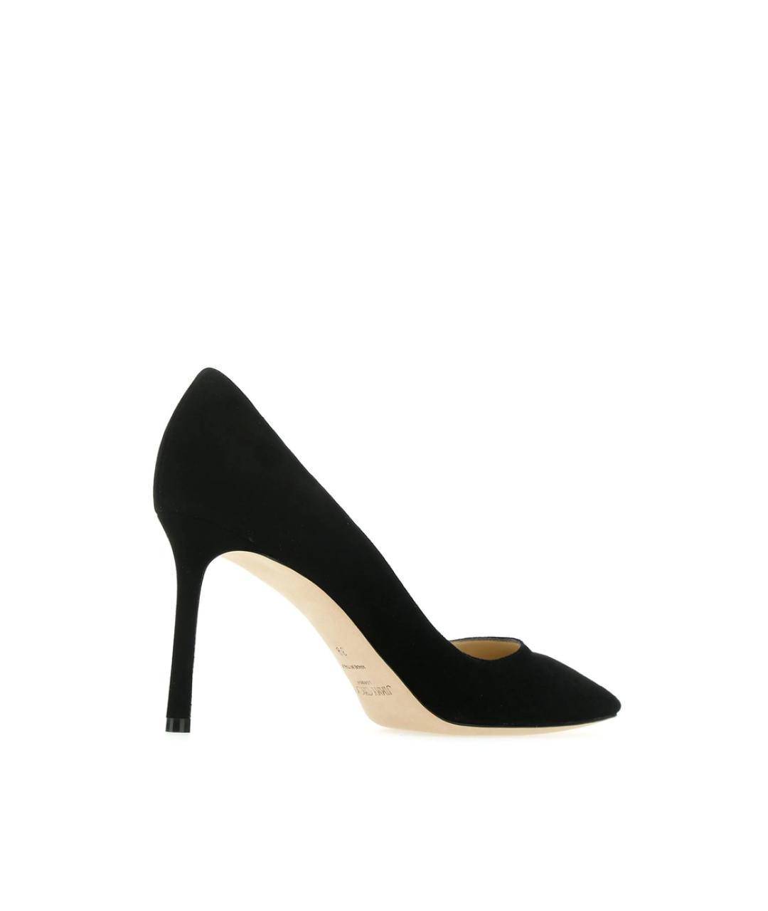 JIMMY CHOO Черные замшевые туфли, фото 3