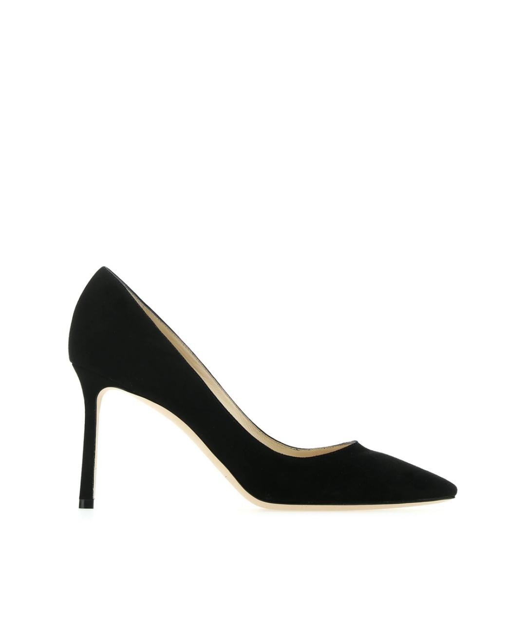 JIMMY CHOO Черные замшевые туфли, фото 1