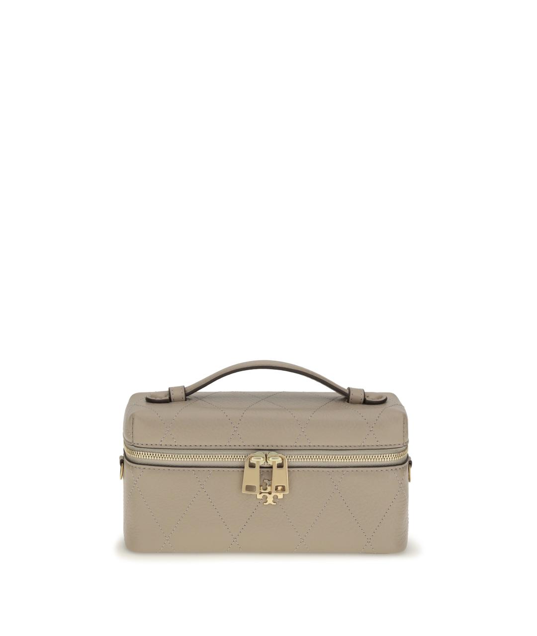 TORY BURCH Бежевая кожаная сумка через плечо, фото 1