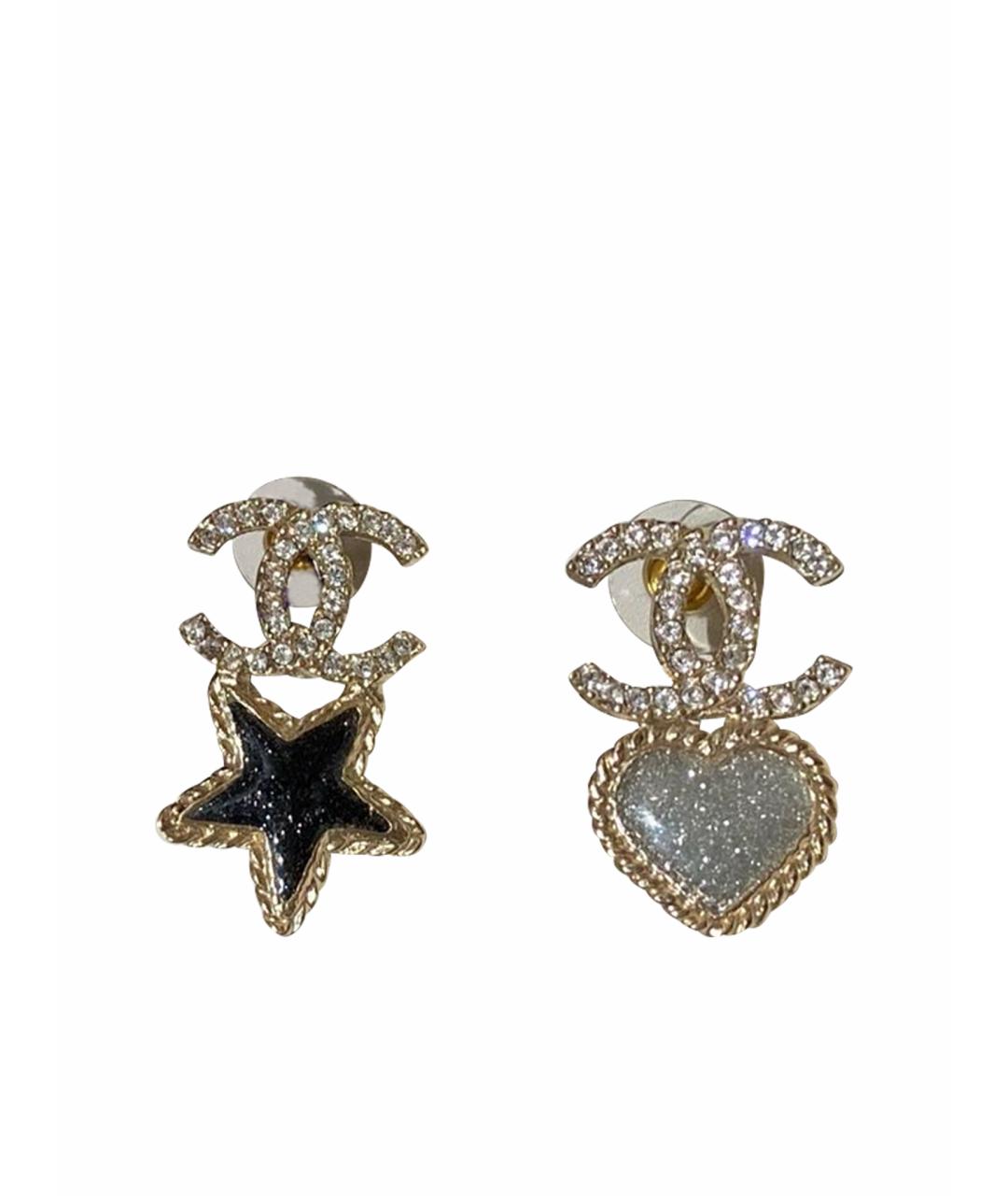 CHANEL Золотые серьги, фото 1