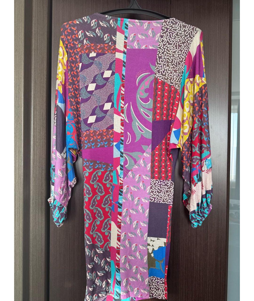 ETRO Мульти коктейльное платье, фото 4