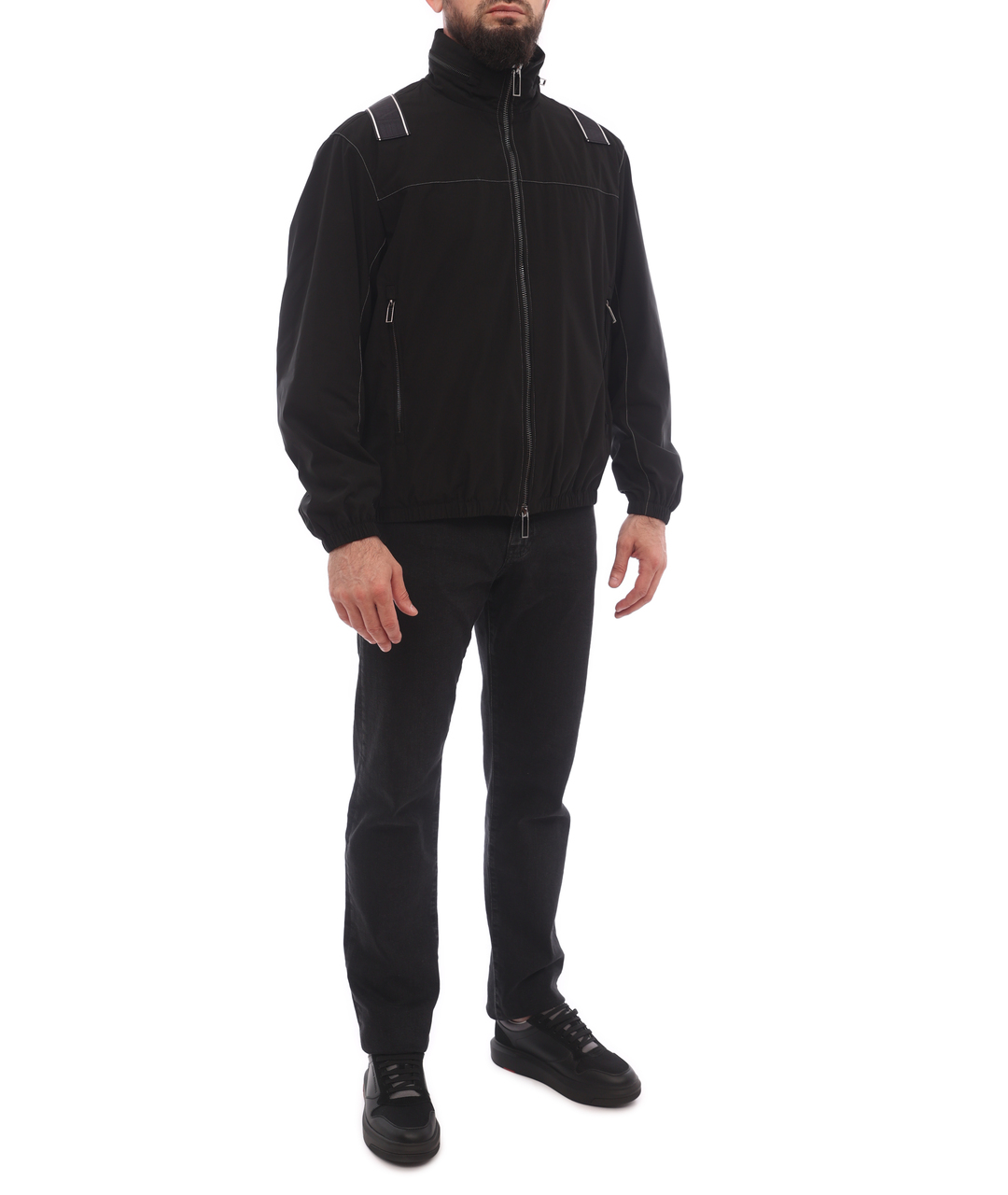 EMPORIO ARMANI Черная куртка, фото 2