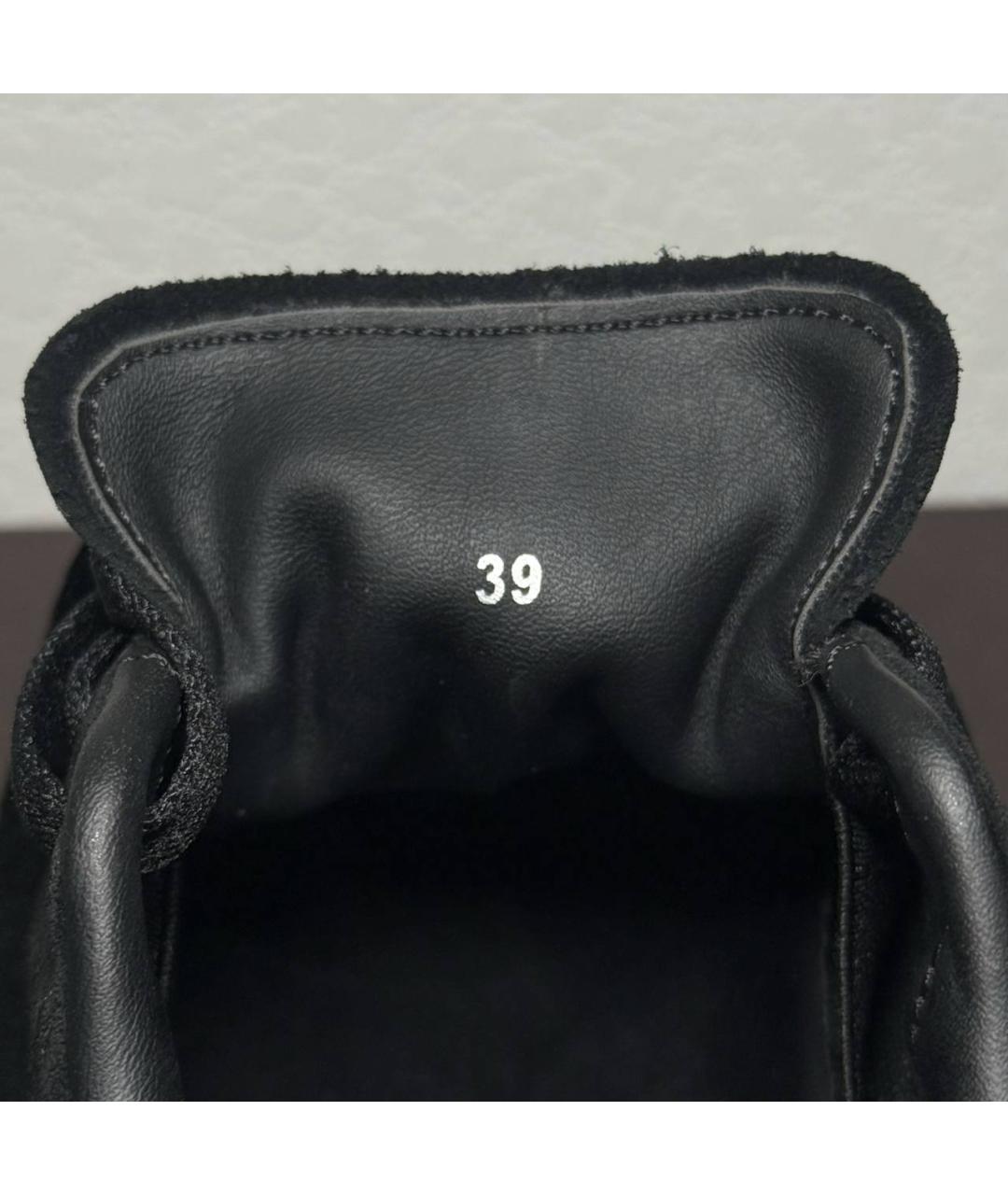 RAF SIMONS Черные кеды, фото 9