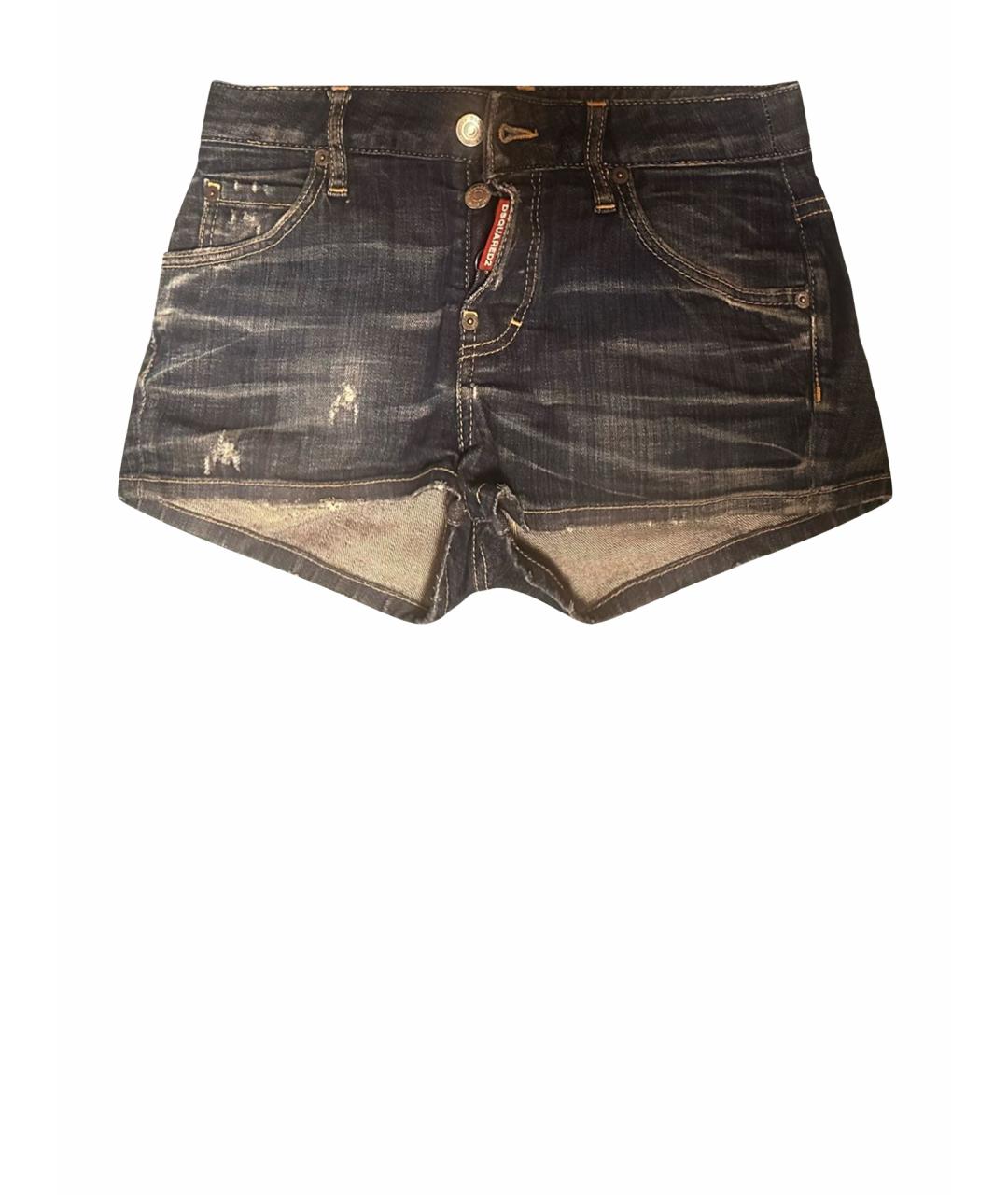 DSQUARED2 Синие деним шорты, фото 1