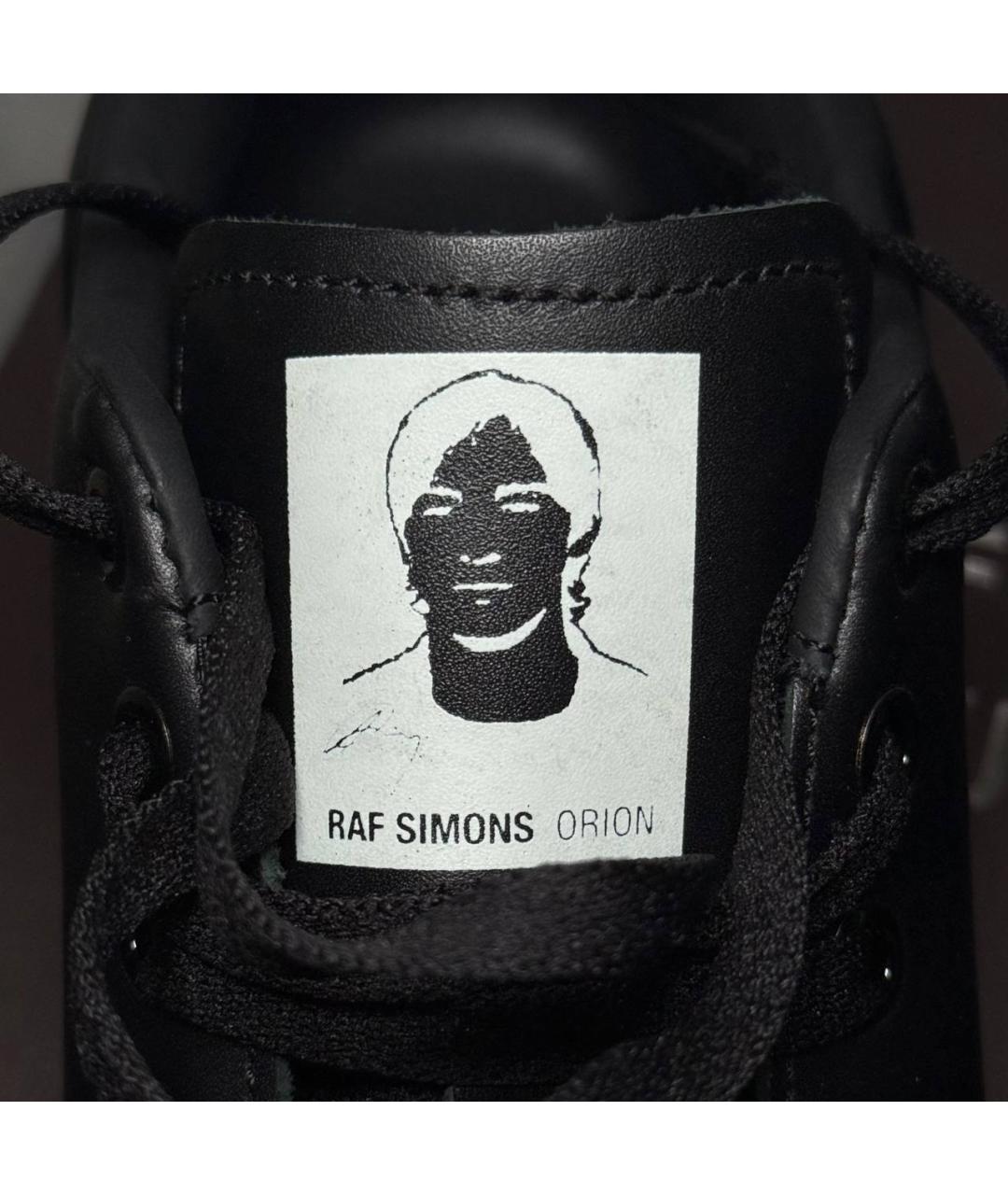 RAF SIMONS Черные кеды, фото 7
