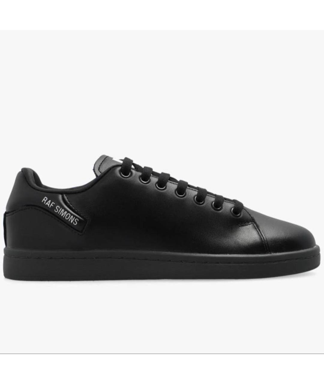 RAF SIMONS Черные кеды, фото 2