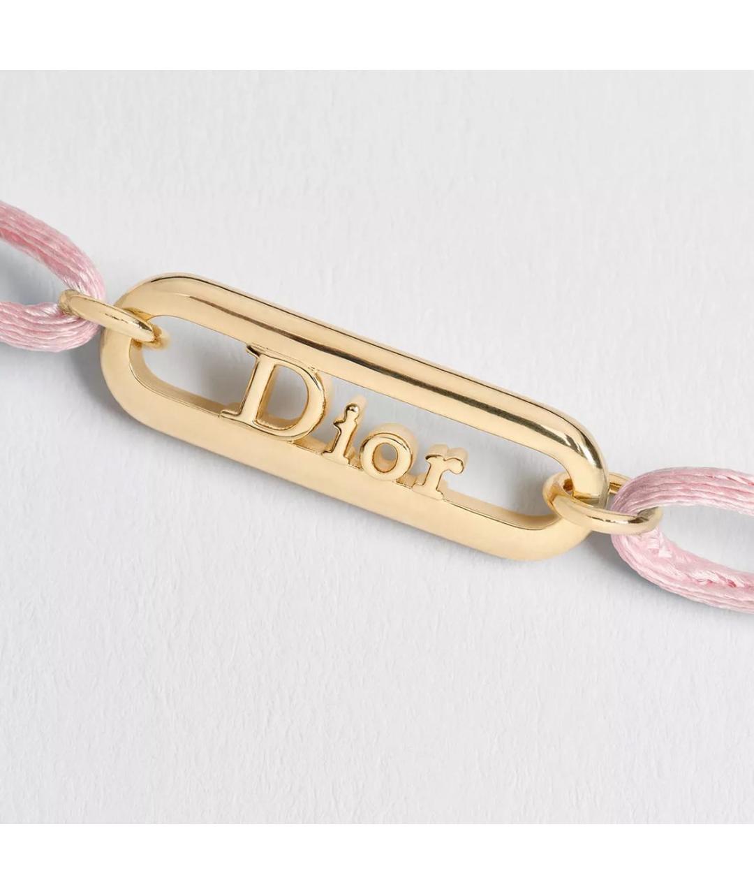 CHRISTIAN DIOR Розовый браслет, фото 2