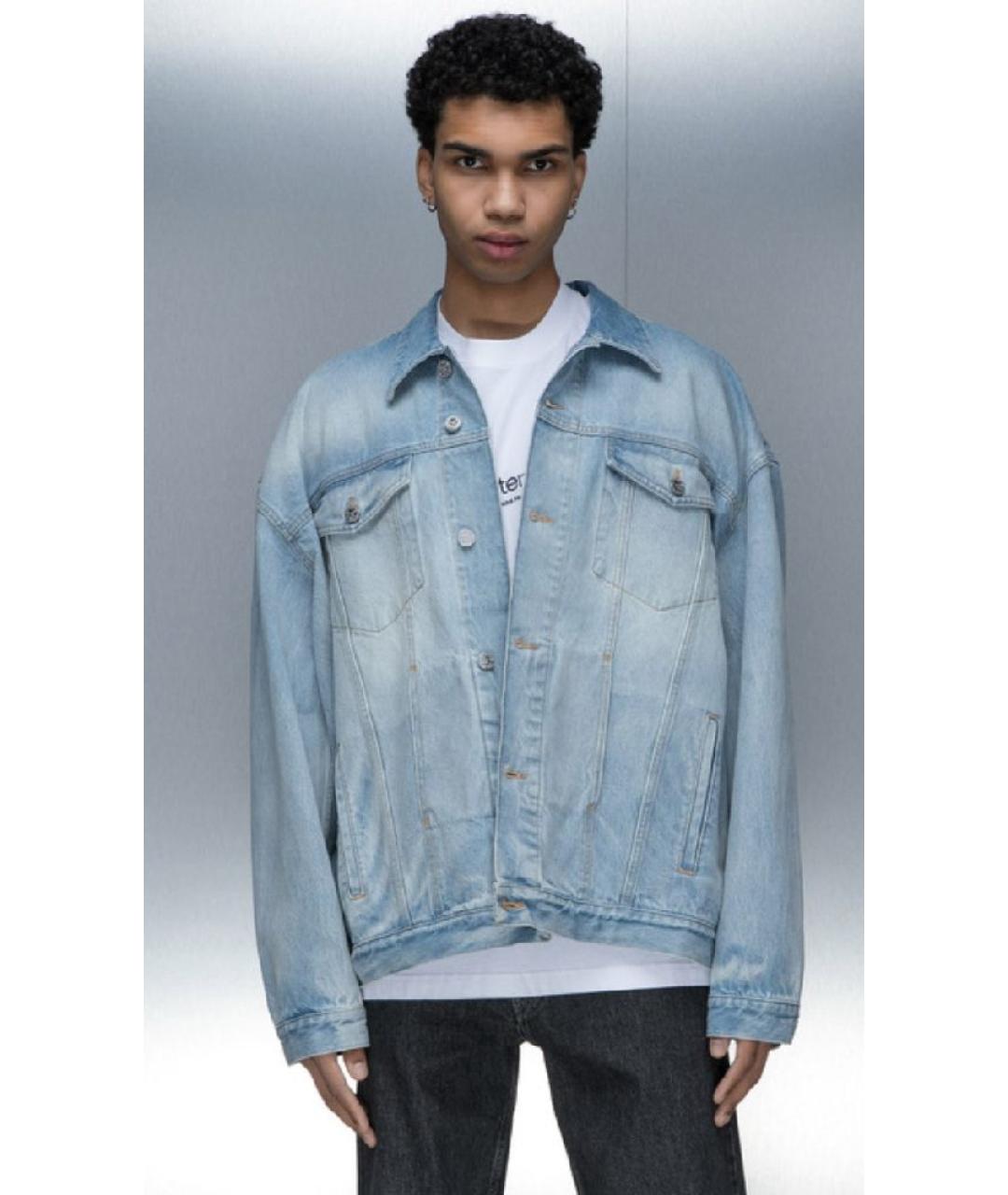 VETEMENTS Голубая деним куртка, фото 6