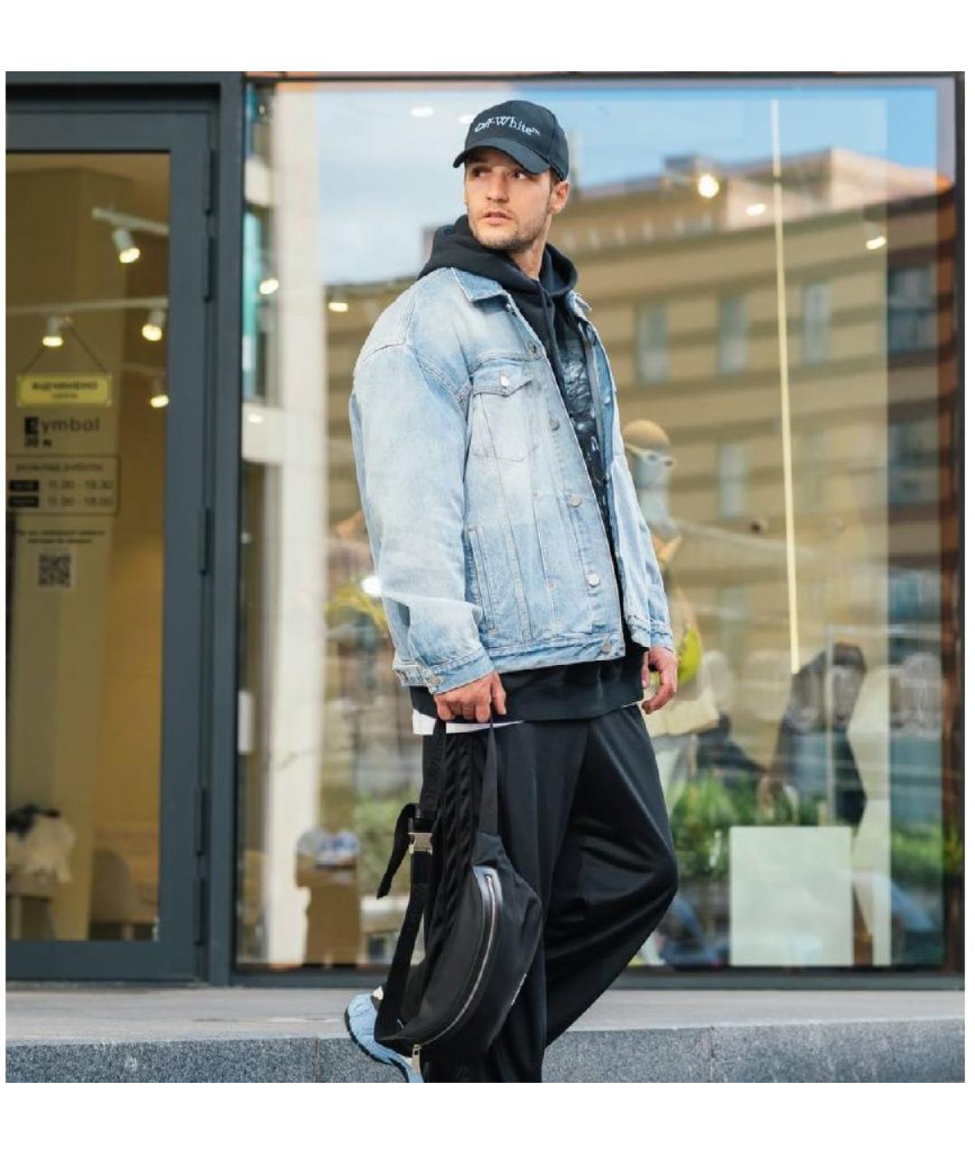 VETEMENTS Голубая деним куртка, фото 5