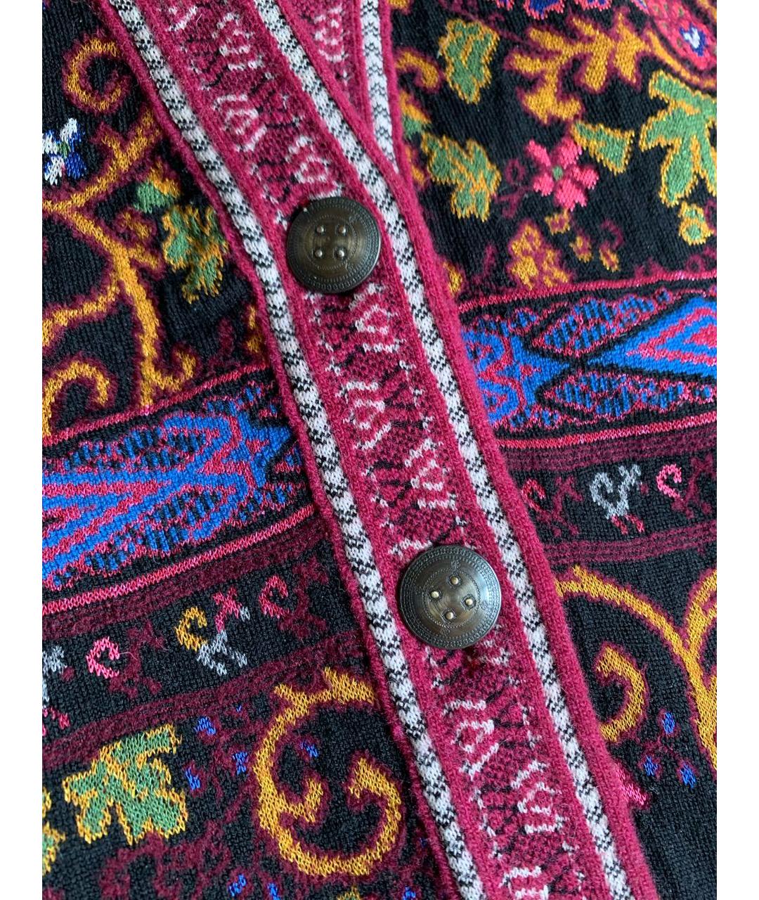 ETRO Бордовый шерстяной кардиган, фото 4